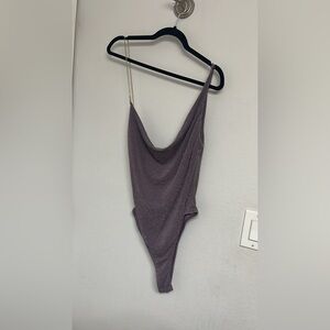JLUXLABEL Purple Shimmer Bodysuit